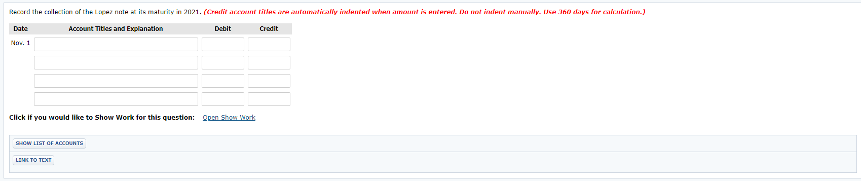 Co. has the following transactions related to notes receivable during the last