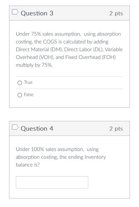 you XYZ Company anticipates the following costs during the first year of