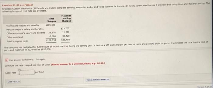  Exercise 21-09 - (Video) Sheridan Custom Electronics (SCE) sels and installs