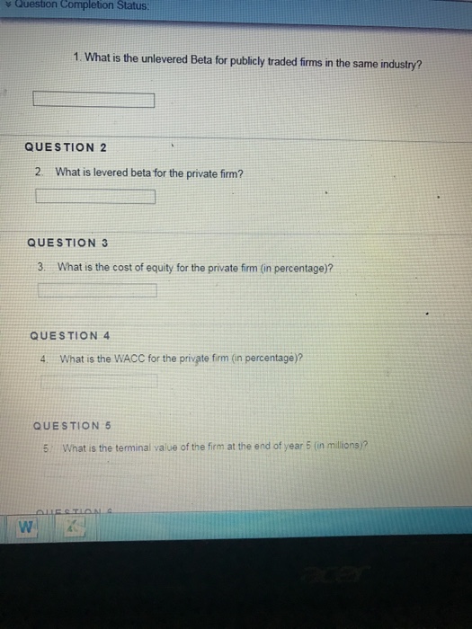 The company has 5 million of debt and 4 million of book