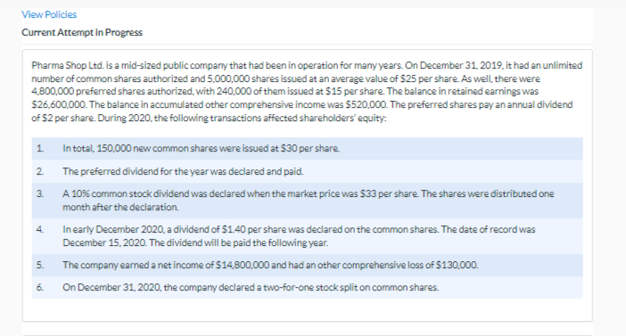  help with b and c View Policies Current Attempt in Progress