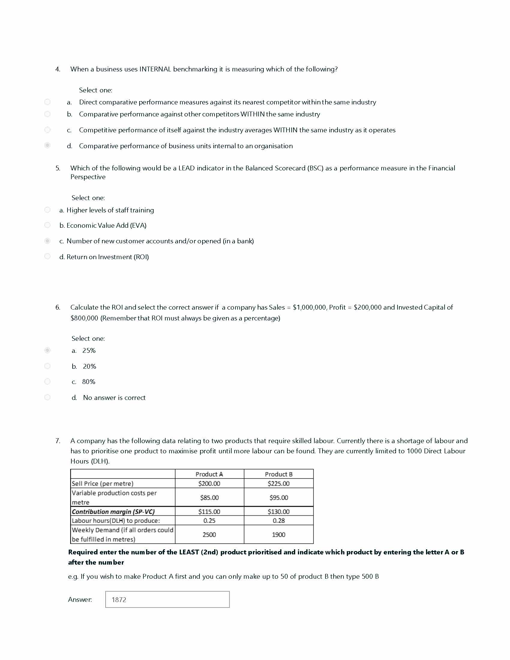 can you answer the right answer 4. When a business uses INTERNAL