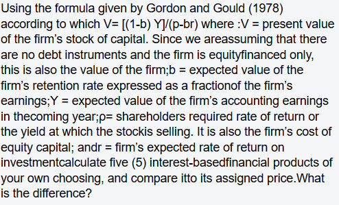 Using the formula given by Gordon and Gould (1978) according to
