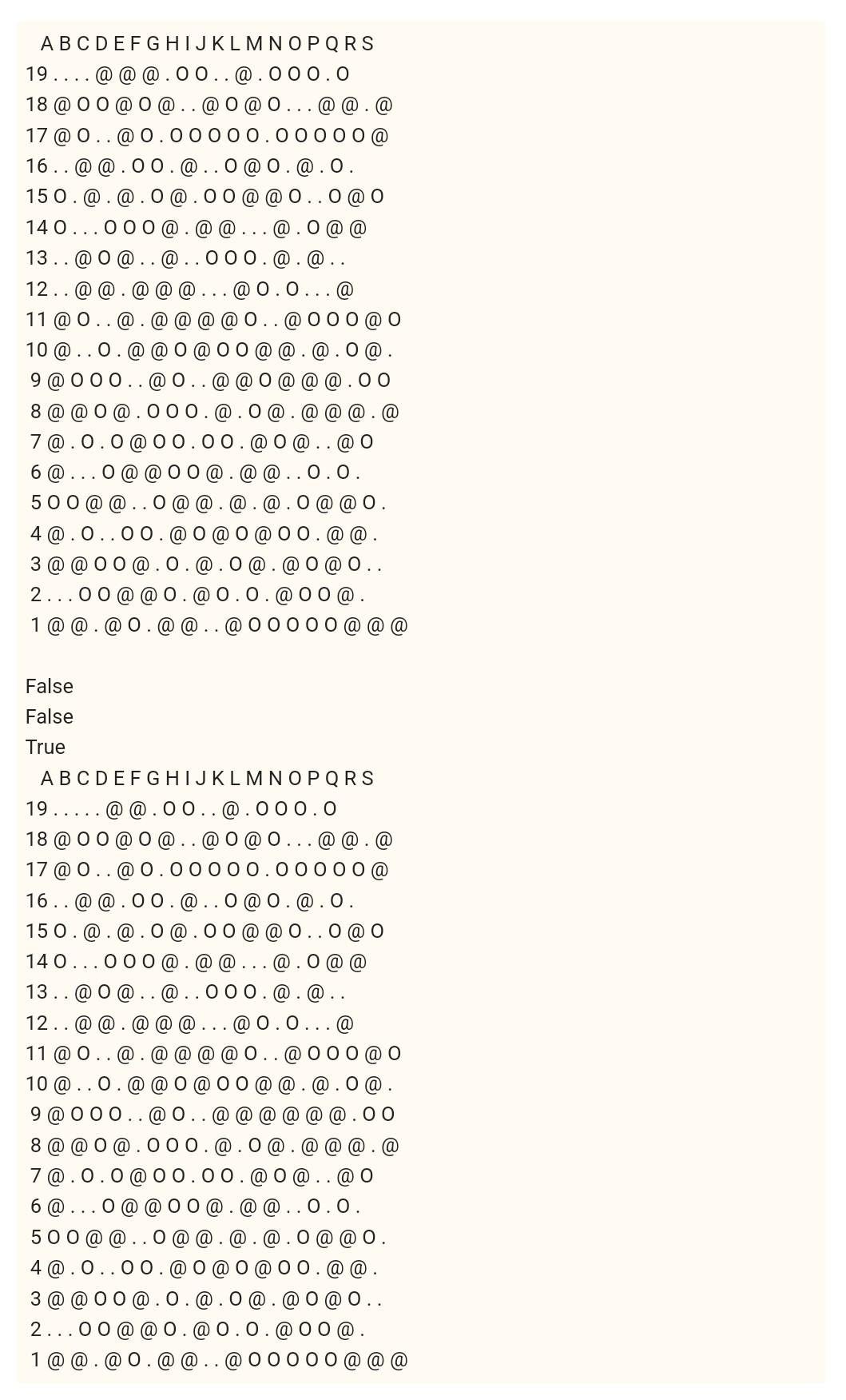 range(len(line) - 1)]) + ' ' # the alphabetical column heading result