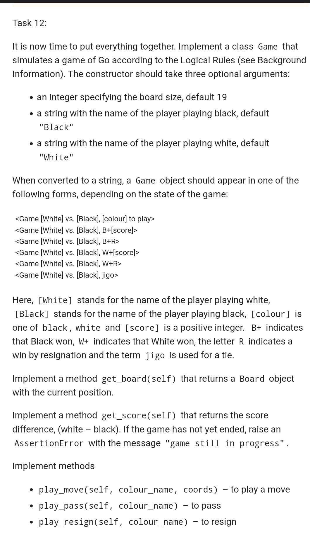 != list: raise AssertionError("input is not a list") if len(from_strings) != size: