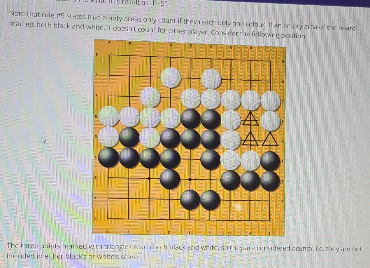 rows 1 to 9 the single digits are aligned according to the