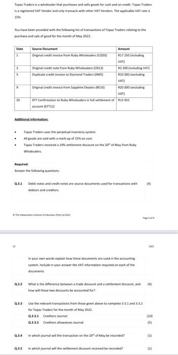  need help with 3.3.1 and 3.3.2 please? is this better? Topar