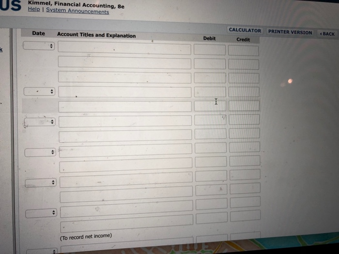NE Problem 11-2A (Part Level Submission) The stockholders' equity accounts of Culver