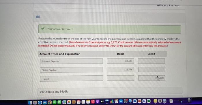 meet cuntomer's demand for its product. Sarasota issues a $1.026.000,5-year, zero-interest-bearing note
