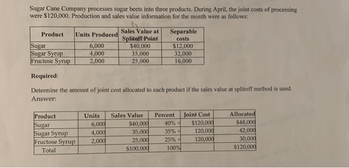 This is a cost accounting problem. Please show all work. Please hand