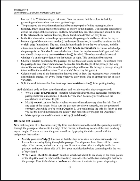 TERM: Winter 2020 Assignment 2 Dut DATE: FEBRUARY 14, 2020 BY 4:30