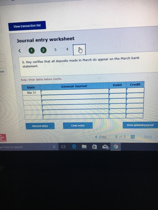 not issue the deck documentation included with the bank statement shows that