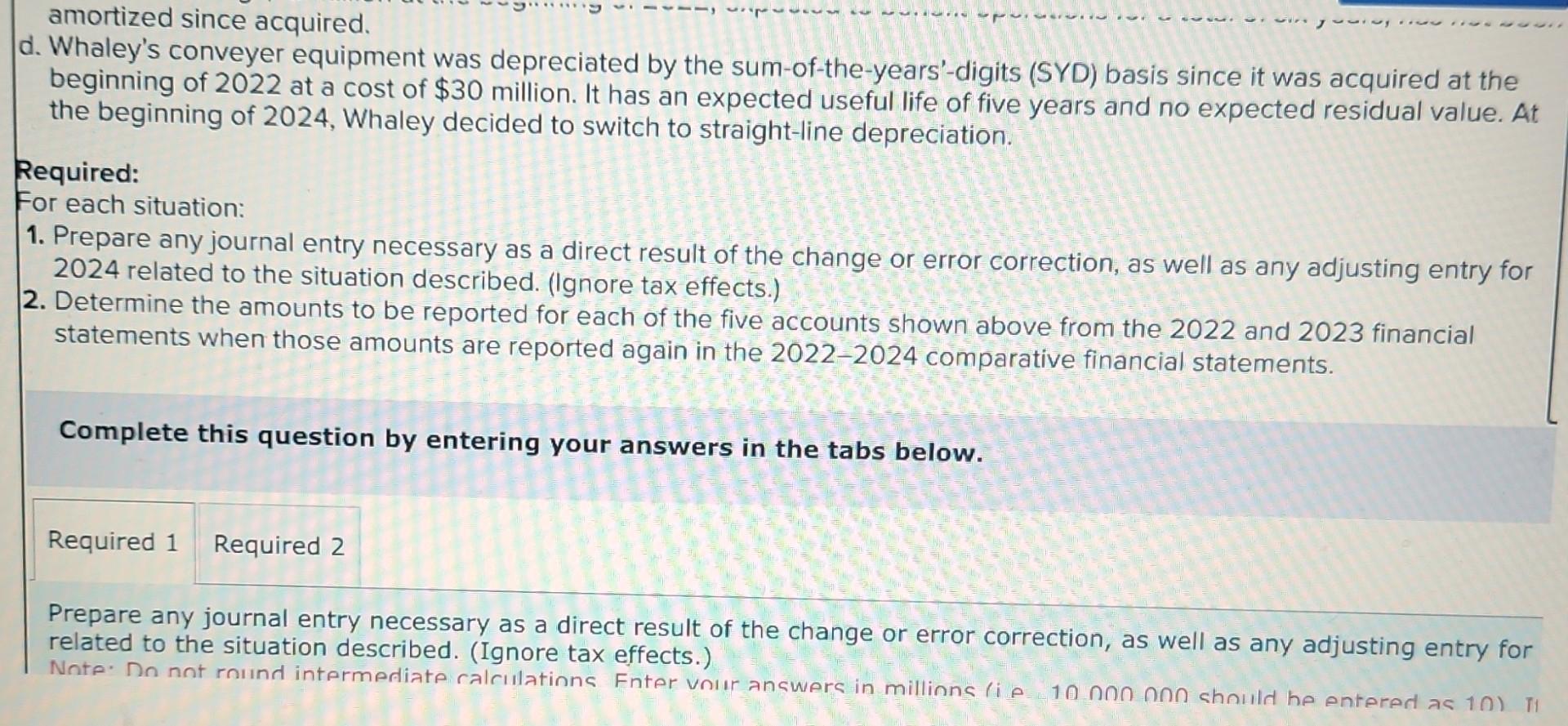 is a wholesale distributor of electronic components. Financial statements for the years