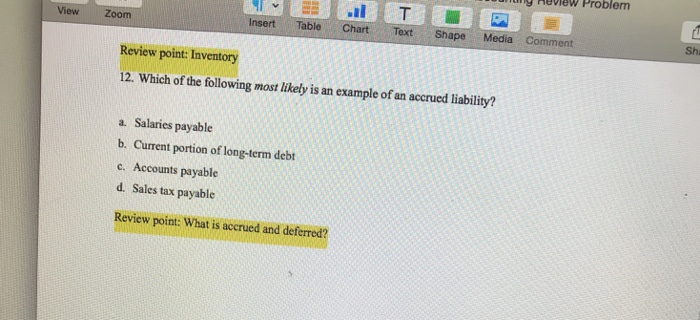  ny heview Problem View Zoom ble Chart Text Shape Media Comment