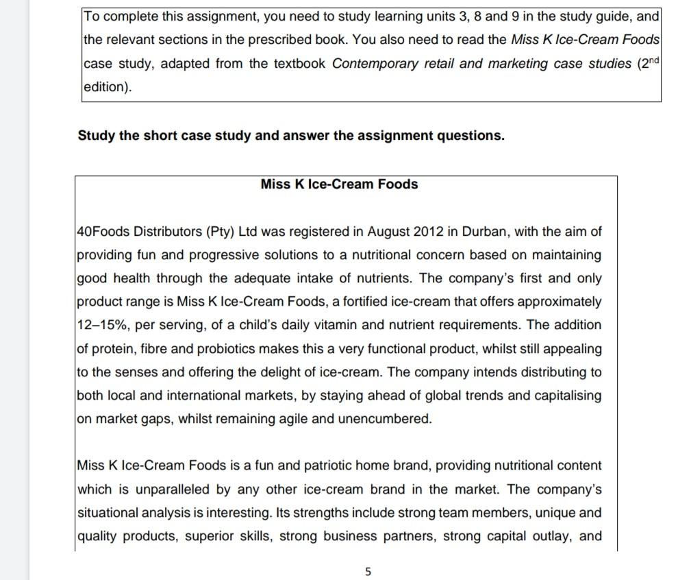 Please help To complete this assignment, you need to study learning