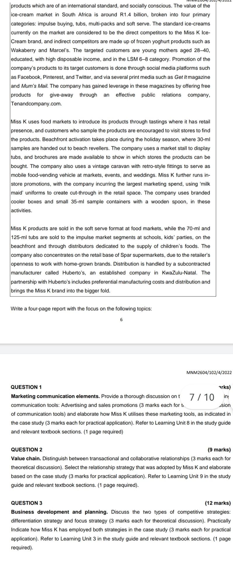 units 3,8 and 9 in the study guide, and the relevant sections