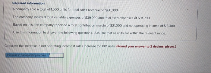 can someone help me with this managerial accounting practice problem Required information