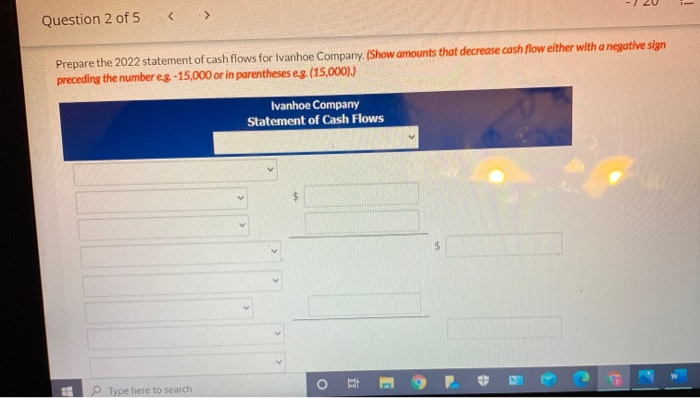 Company for the year ended December 31, 2022. Cash received from lenders