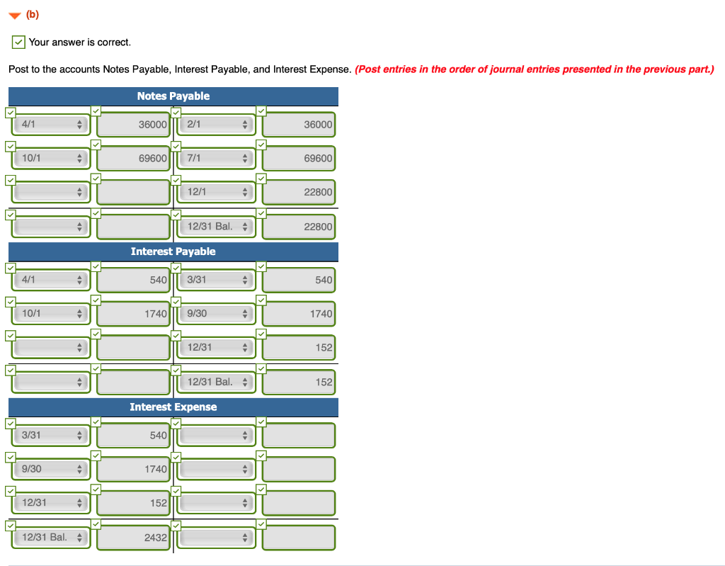 31 Apr. 1 July 1 Sept. 30 Purchased merchandise on account from