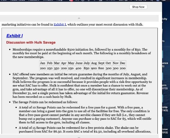 Points can be redeemed for a free protein shake. The shake can