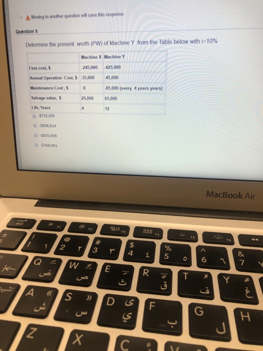  Moving to another question will save this response. Questions Determine the