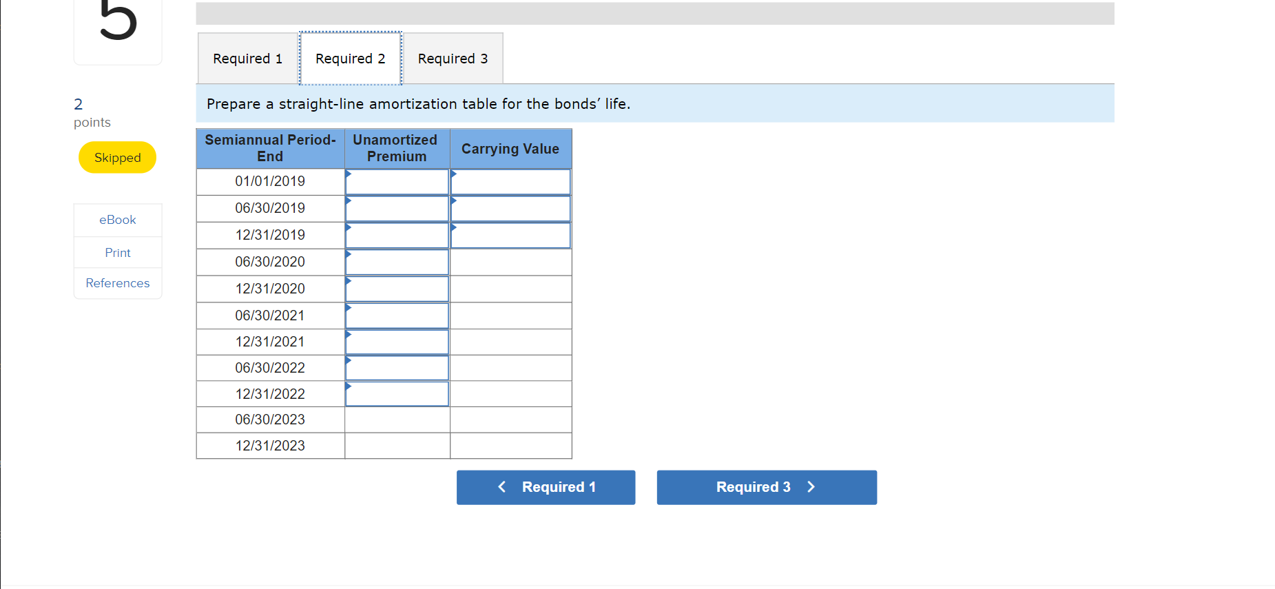 $590,000 par value. The bonds pay interest on June 30 and December