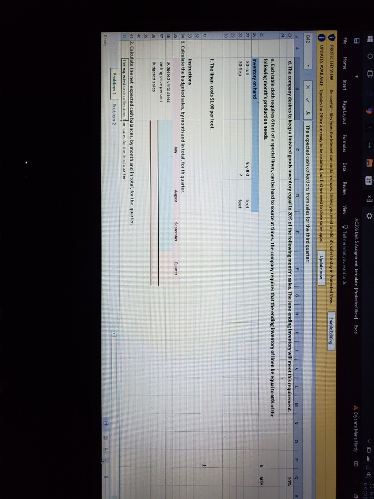 do File Home Insert Formulas PROTECTED VIEW can contain viruses. Unless you