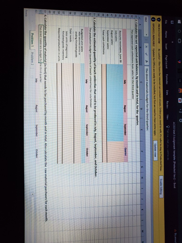 need to edit, it's safer to stay in Protected View Enable Editing