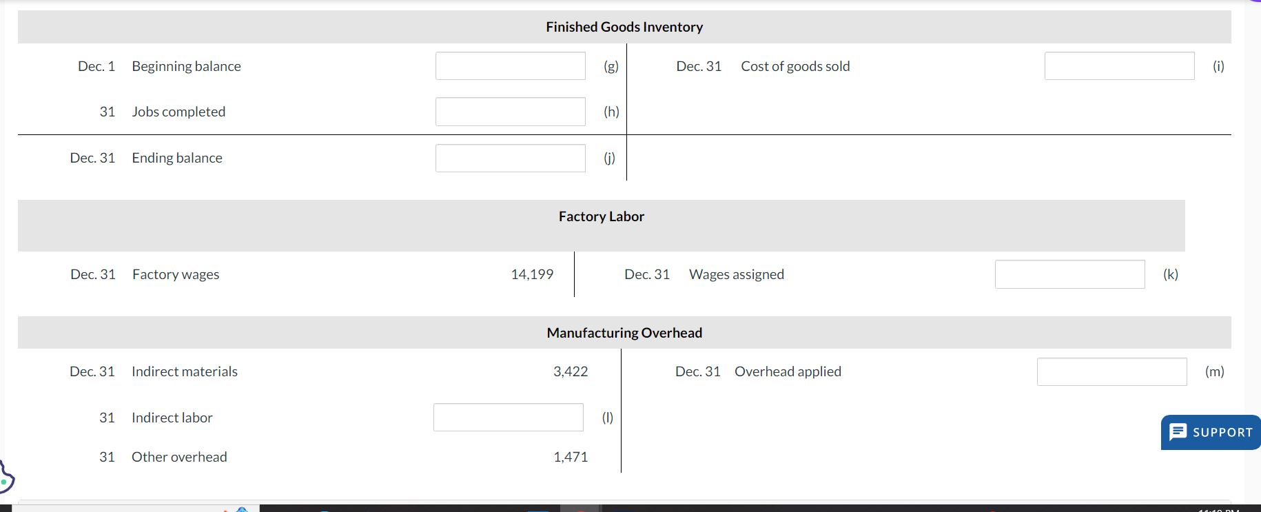 Dec. 31 Requisitions 20,335 (a) (a) \begin{tabular}{cl} 31 & Purchases \\ \hline