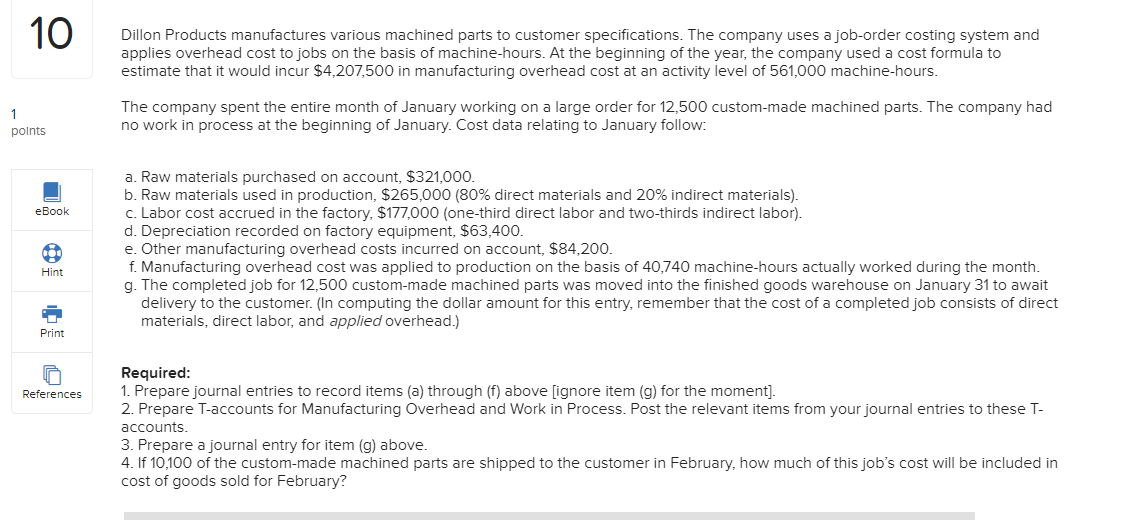  Answer is not complete. Complete the question by entering your answers