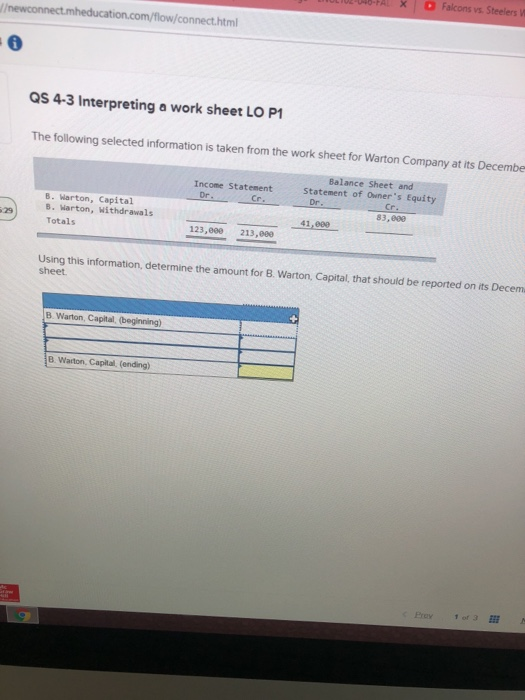  qs 4-3 Interpreting a work sheet LO P1 ow-FAI 1 0