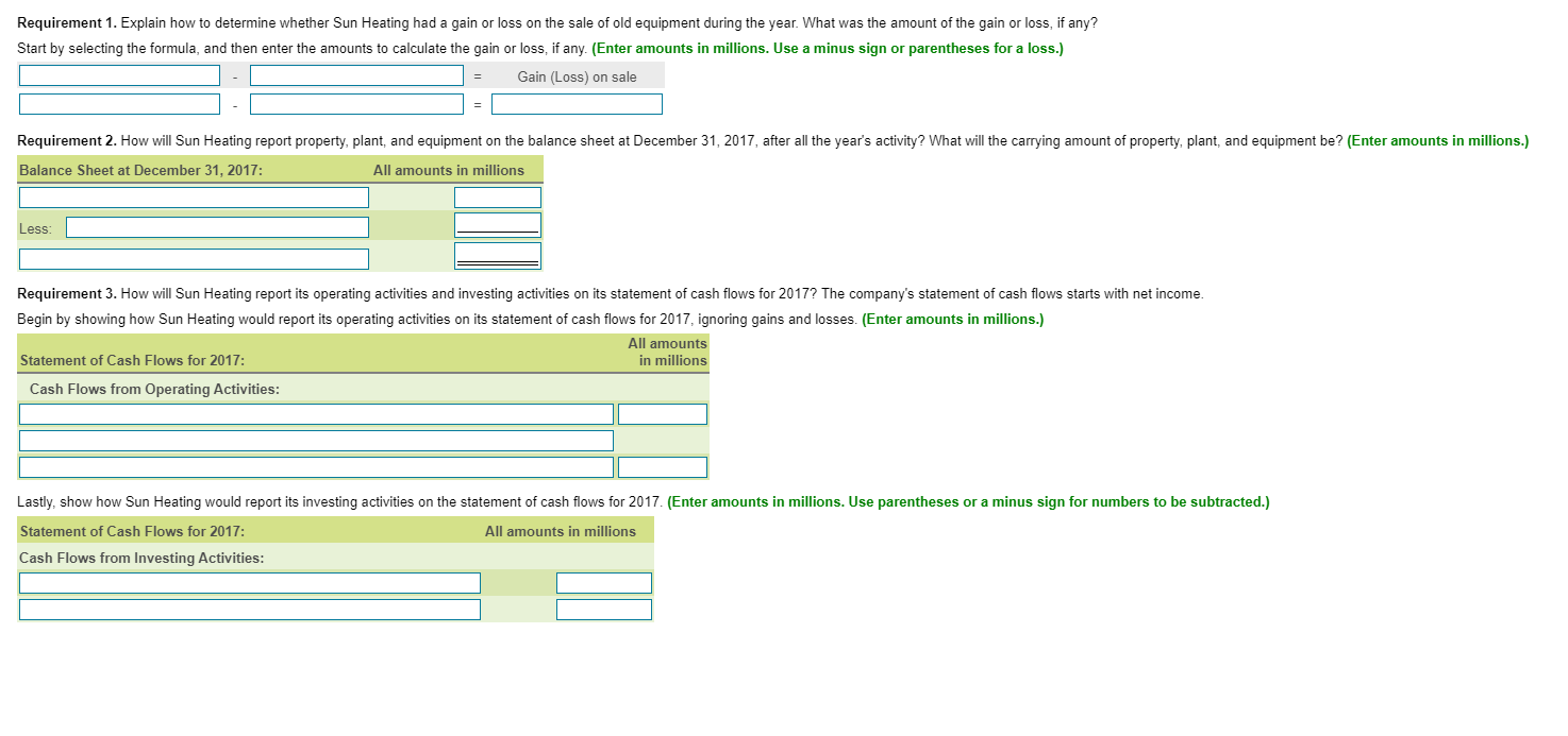 What was the amount of the gain or loss, if any? 2.