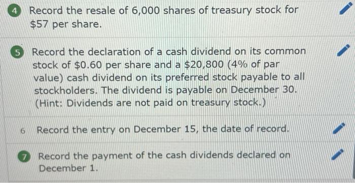 stockholders' equity section (LO10-2, 10-3, 10-4, 10-5, 10-7) [The following information applies