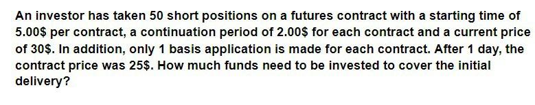  Please solve and explain step by step. Thank you... An investor