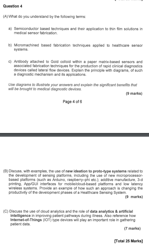  Question 4 (A) What do you understand by the following terms: