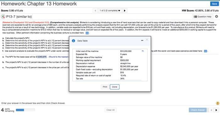 Use scenario analysis to evaluate the project's NPV under worst- and best-case