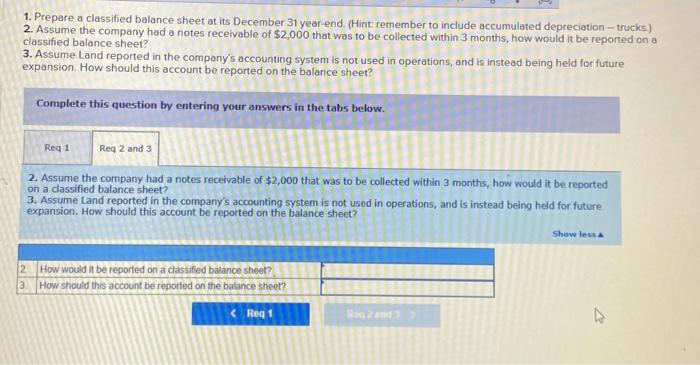 3 months, how would it be reported on a classified bolance sheet?