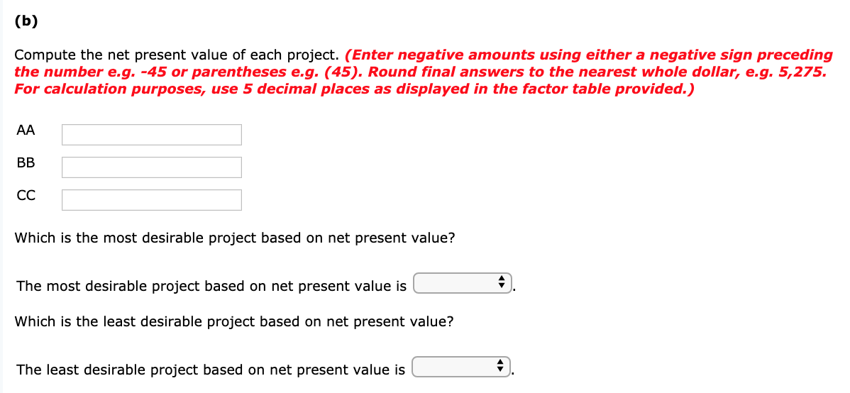 equipment investment of $23,320. Each project will last for 3 years and