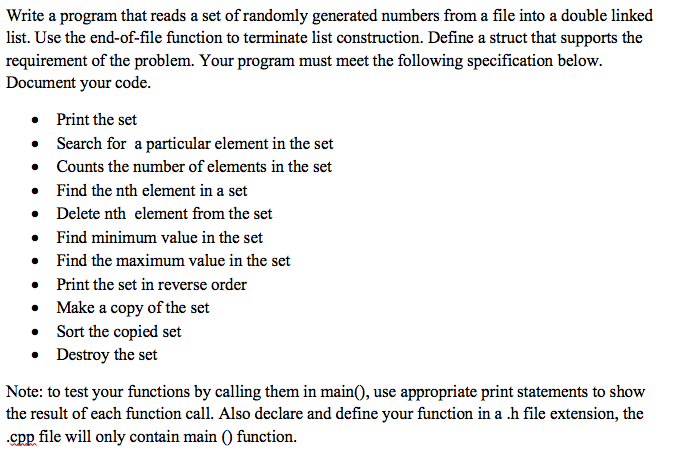  PLEASE ANSWER ENTIRE QUESTION USING C++ PROGRAMMING LANGUAGE!!!! Write a program