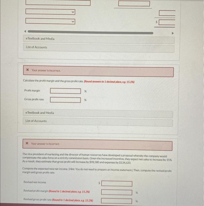 statement. (Ust items that incraase retained eaminas first.) Carla Veta Department Store