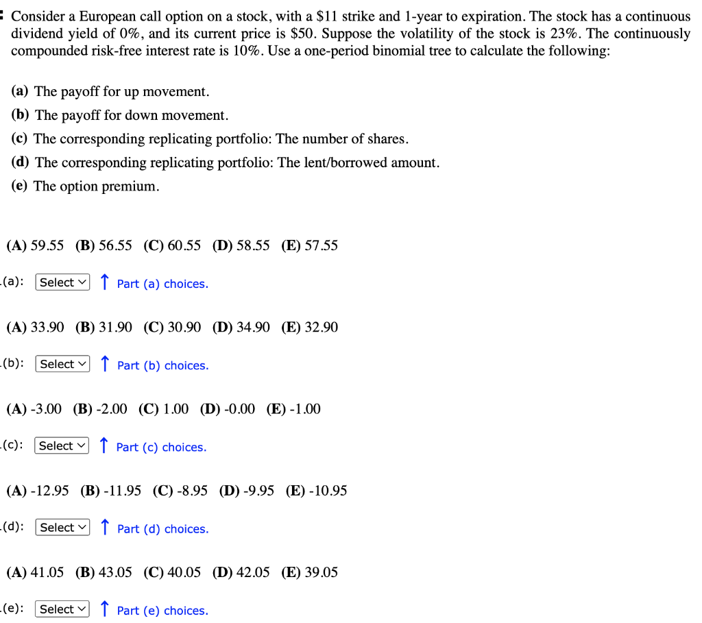 please answer it asap, only need the answer Consider a European call