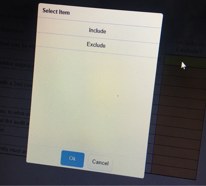 provide a biseh, of what needs to be performed ans-ided evidence needs