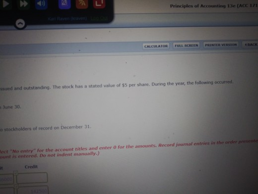 On January 1, Sandhill Corporation had 90,000 shares of no-par common stock