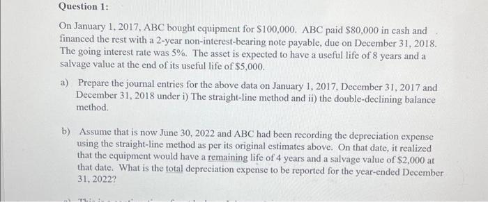  for i) why did i divide by 1.05^2??? . On January