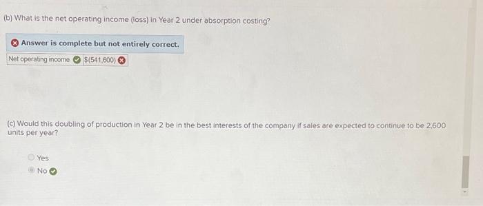 correct. Net operating income (b) What is the net operating income (loss)