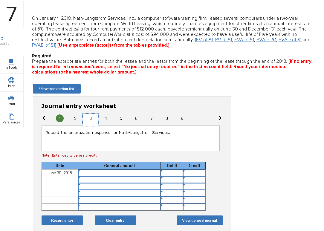 Leasing, which routinely finances equipment for other firms at an annual interest