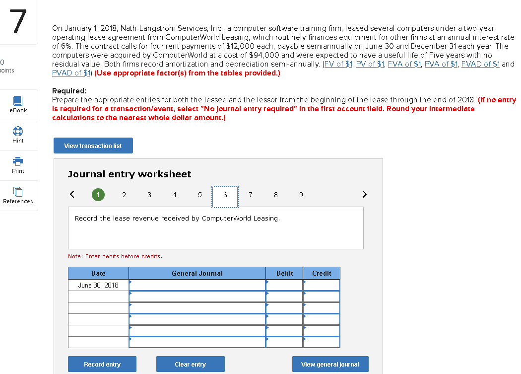 computers were acquired by Computerworld at a cost of $94,000 and were