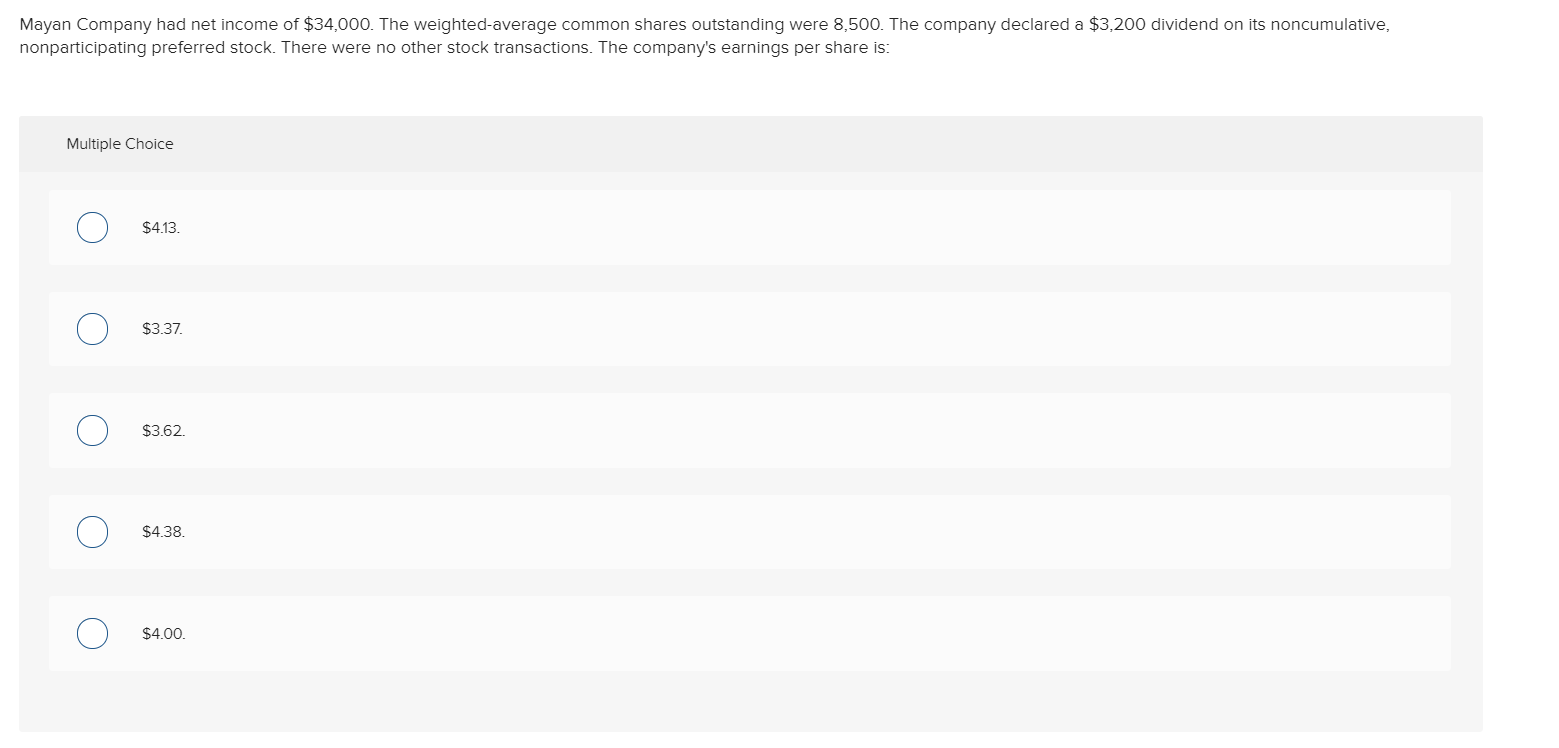 retained earnings of $43,900. It had net income of $6,900 and paid