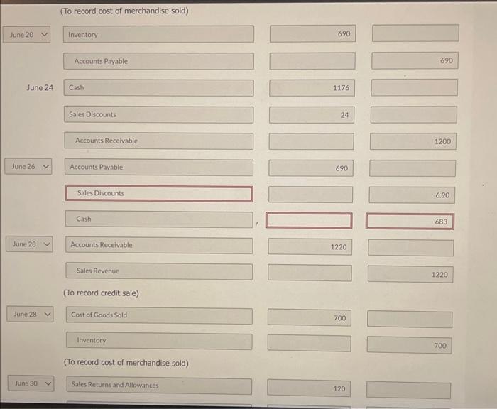 If no entry is required, select "No Entry" for the account tities