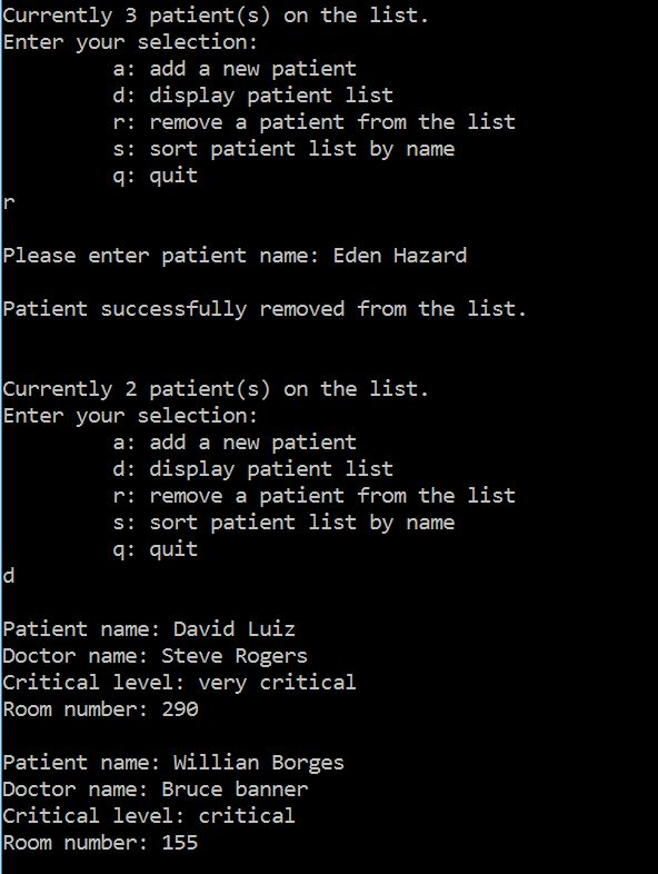 this homework, you should use linked list to do the same work